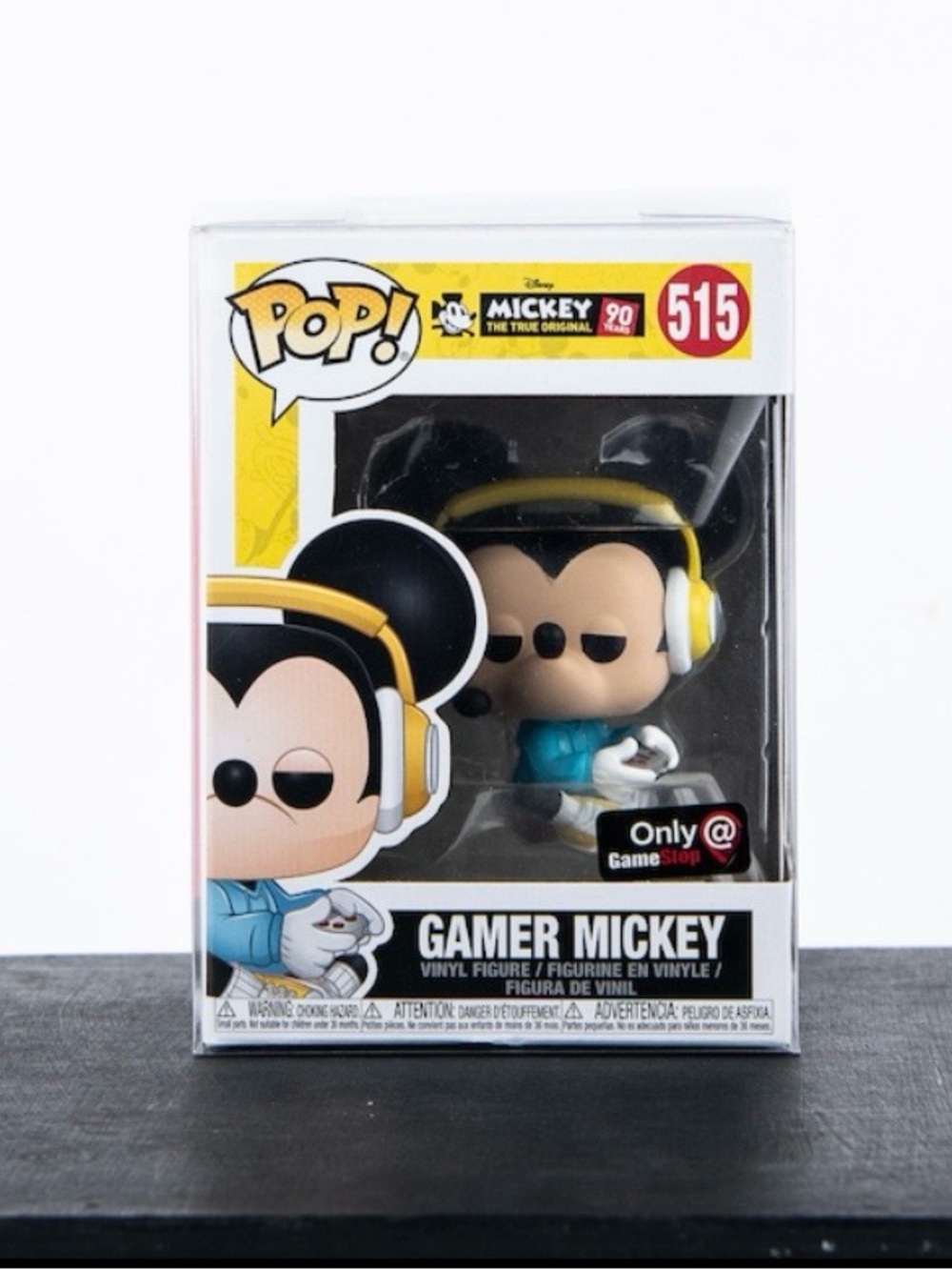 Funko Gamer Mickey Vinyl Figure - Black/Blue/Yellow